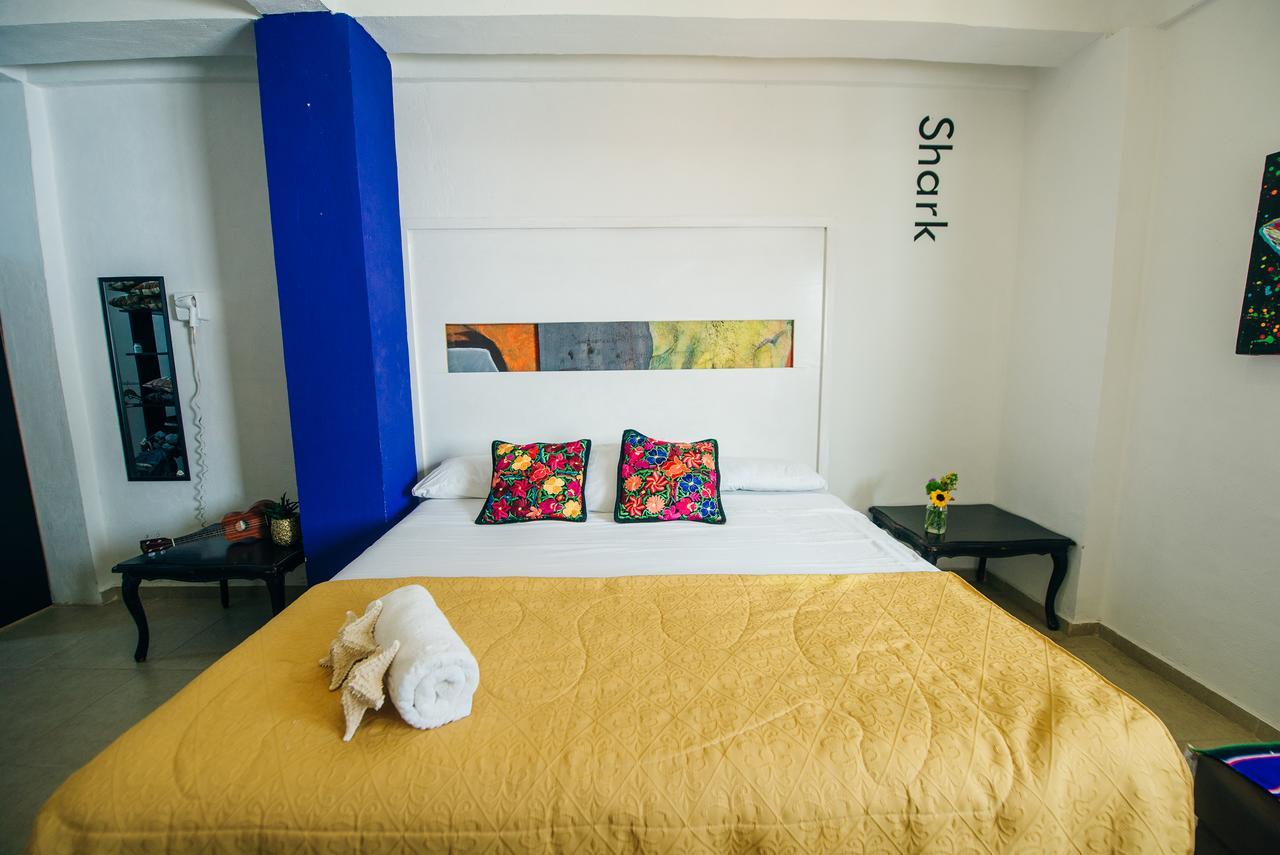 The Mermaid Hostel Beach (Adults Only) Κανκούν Εξωτερικό φωτογραφία