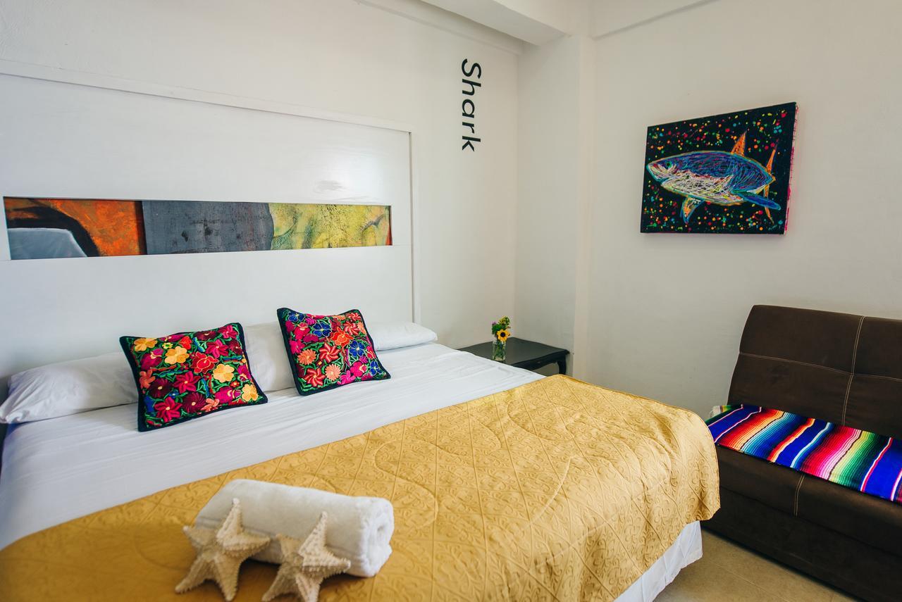 The Mermaid Hostel Beach (Adults Only) Κανκούν Εξωτερικό φωτογραφία