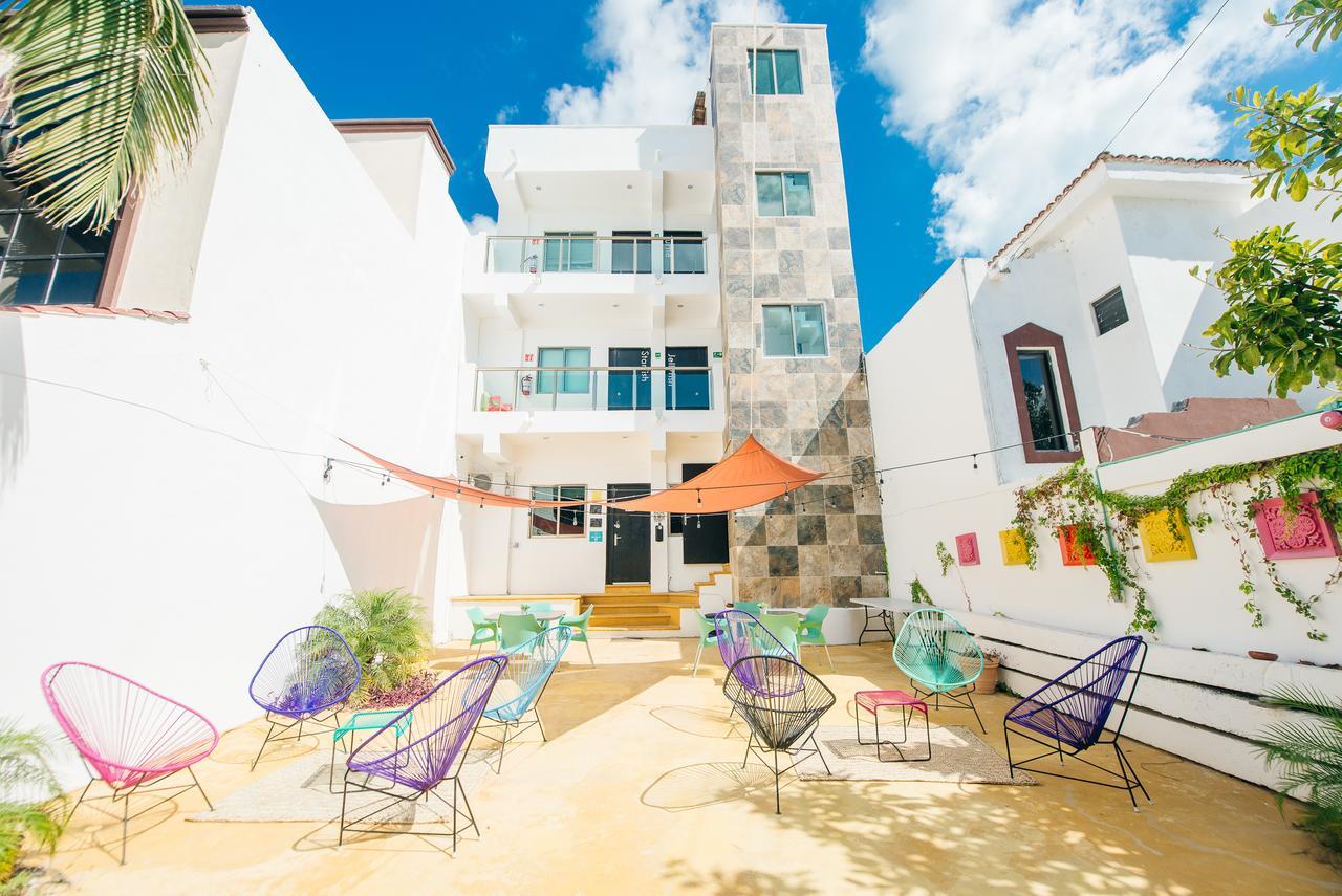 The Mermaid Hostel Beach (Adults Only) Κανκούν Εξωτερικό φωτογραφία