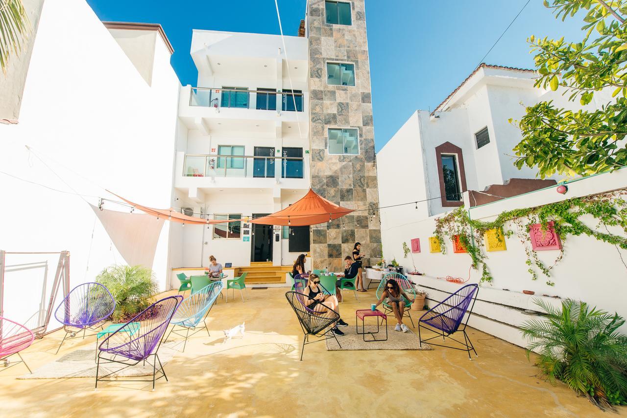 The Mermaid Hostel Beach (Adults Only) Κανκούν Εξωτερικό φωτογραφία