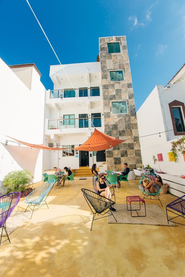The Mermaid Hostel Beach (Adults Only) Κανκούν Εξωτερικό φωτογραφία
